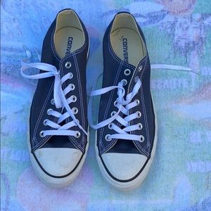Dark blue converse men’s shoes